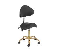Siège selle - 51 - 65 cm - 150 kg - noir/doré | physa