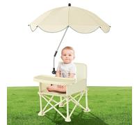Siège surélevé pliable de voyage, siège surélevé pliable | Siège surélevé pour table à manger | Chaise haute de voyage portable pliable avec parasols pour âgés