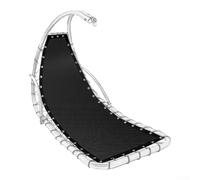Siège Suspendu XXL Toile 64x197cm Résistant Eau(Black)