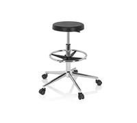 TOP WORK 14 I - Tabouret pivotant Noir