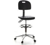 Siège technique/ Tabouret technique / Tabouret pivotant TOP WORK 23, mousse rigide, noir, chromé Multicolore G