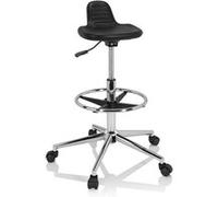 TOP WORK 03 I - Tabouret pivotant Noir