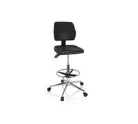 TOP WORK 11 I - Chaise de comptoir Noir