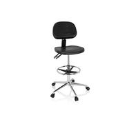 TOP WORK 24 I - Chaise de comptoir Noir