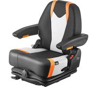 Siège universel pour chariot élévateur à fourche, rabattable, suspension pour tracteur, dossier réglable