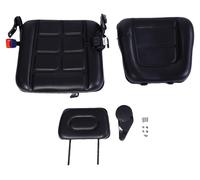 Siège universel pour chariot élévateur avec dossier réglable, appuie-tête et ceinture de sécurité. Siège ergonomique pour tracteur destiné aux tombereaux, tondeuses, chargeuses compactes, chargeuses t