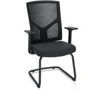 BRETON V B - Chaises cantilever Noir
