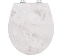 Siège WC Premium White Marble avec relief
