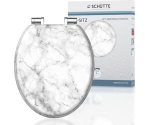 Siège WC SCHÜTTE MDF MARMOR STONE, avec abaissement automatique