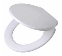 Siège WC Tiger Burton en plastique thermodurci blanc, 251460646