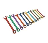 Siegen S01075 Cliquet Ensemble de clés mixtes 12 pièces Multicolore métrique