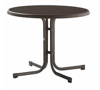 SIEGER 209/G Table 86 cm gris gris fer (piètement boulevard)