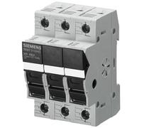 SIEMENS 3NW75330HG : Socle de montage pour fusibles cylindriques, 3 pôles C. (Référence : 3NW7533-0HG)