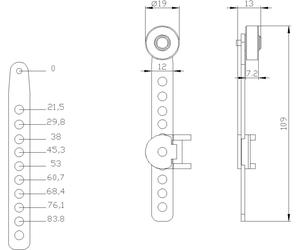 Siemens 3SE5000-0AA60 Actionneur supplémentaire galet plastique grille à trou métal 1 pc(s)