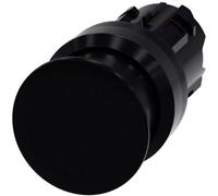 Siemens 3SU10001AD100AA0 3SU1000-1AD10-0AA0 Bouton-poussoir coup de poing collerette plastique bouton noir 1 pc(s)