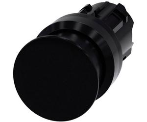 Siemens 3SU10001AD100AA0 3SU1000-1AD10-0AA0 Bouton-poussoir coup de poing collerette plastique bouton noir 1 pc(s)