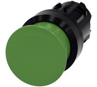 Siemens 3SU10001AD400AA0 3SU1000-1AD40-0AA0 Bouton-poussoir coup de poing collerette plastique bouton noir, vert 1 pc(s)