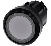 Siemens 3SU10010AD700AA0 3SU1001-0AD70-0AA0 Voyant lumineux collerette plastique, rond bouton noir, transparent(e) 1 pc(s)