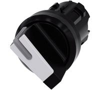 Siemens 3SU10022BC600AA0 3SU1002-2BC60-0AA0 Commutateur à manette collerette plastique noir, blanc 1 x 45 ° 1 pc(s)