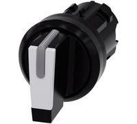 Siemens 3SU10022BL600AA0 3SU1002-2BL60-0AA0 Commutateur à manette collerette plastique noir, blanc 2 x 45 ° 1 pc(s)
