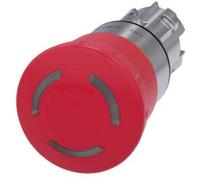 Bouton D'Arrêt D'Urgence Éclairé Siemens 40mm Métal - 3SU10511HB200AA0