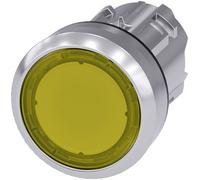 Siemens 3SU10510AB300AA0 3SU1051-0AB30-0AA0 Bouton-poussoir lumineux à rappel actionneur plat, collerette métal, finition