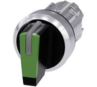 Siemens 3SU10522BP400AA0 3SU1052-2BP40-0AA0 Commutateur à manette collerette métal, finition brillante, illuminable levier argent