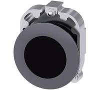 Siemens 3SU10600JB100AA0 3SU1060-0JB10-0AA0 Bouton-poussoir collerette métal, actionneur plat noir 1 pc(s)