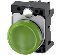 Siemens 3SU1106-6AA40-1AA0 Voyant lumineux plat vert 230 V/AC 1 pc(s)