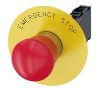 Siemens 3SU11501HB201FG0 3SU1150-1HB20-1FG0 Coup de poing d'arrêt d'urgence 1 pc(s)