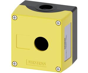 Siemens 3SU1801-0AA00-0AB2 3SU18010AA000AB2 Boîtier vide 1 emplacement (L x l x H) 85 x 85 x 64 mm jaune 1 pc(s)