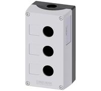 Siemens 3SU1803-0AA00-0AB1 Boîtier vide 3 emplacements (L x l x H) 154 x 85 x 64 mm sans inscription gris 1 pc(s)