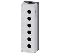 Siemens 3SU1856-0AA00-0AB1 3SU18560AA000AB1 6 emplacements, pour montage au sol (L x l x H) 285 x 85 x 64 mm gris 1 pc(s)