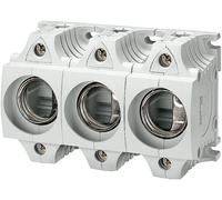 Siemens 5SF5068 Socle de fusible Diazed triphasé Adapté pour (fusibles) Taille de fusible 000 - 4 Taille du fusible = DII 25 A 500 V/AC 1 pc(s)