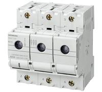 Siemens 5SG7133 MINIZED Interrupteur sectionneur avec fusible, D02, 3 pôles, In: 63 A, UN AC: 400 V, Blanc