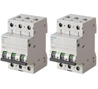 Siemens 5SL6316-6 Disjoncteur 3 pôles 16 A 400 V (Lot de 2)
