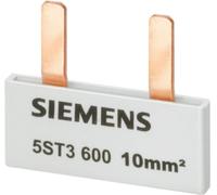 Siemens 5ST3600 Rail de collecte de broches, raccord 10mm2 : 2x 1-phase résistant au contact Peigne à broches 10 pc(s)