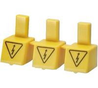 Siemens 5ST36553HG Protection contre le contact, jaune pour raccords libres pour rails collecteurs de broches UL 489 Peigne à broches 10 pc(s)
