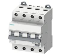 Siemens Interrupteur différentiel 5SU13466FP16 Type A 4 pôles 16 A 30 mA 6 kA