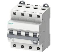 Siemens 5SU13466FP16 Interrupteur différentiel/Disjoncteur de protection Taille du fusible = 3 4 pôles 16 A 0.03 A