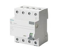 Siemens 5sv - interrupteur différentiel classe-a 4 pôles 25 A 30mA 70 mm