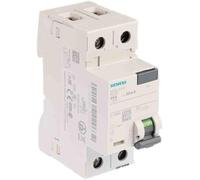 Siemens Interrupteur différentiel numérique Type A 5SV3312-6 2 pôles 25 A 30 mA 230 V