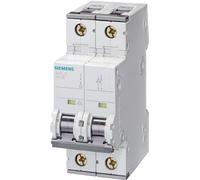 Siemens Disjoncteur de protection de circuit 400V 6kA, 2 pôles, C, 4A, P=70mm 5SY62047