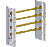 Siemens 8GS40107 Alpha-ZS, kit de rééquipement rail collecteur 1 champ, 12 x 5 mm, 4 broches Set pour équipement ultérieur 1 pc(s)