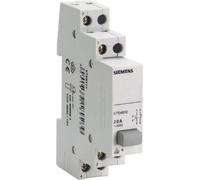 Siemens Bouton-poussoir, 1NC/1NC 20A, 1 touche gris avec fonction d'encliquetage 5TE4810