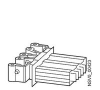 Siemens BVP:261999 BD2A-1000-VE Boîtier d'alimentation aluminium gris clair 5 pôles 240 mm² 1000 A 690 V/AC 1 pc(s)
