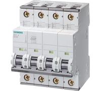 Siemens Disjoncteur de protection de circuit 400V 10kA, 3+N pôles, C, 16A, T=70mm 5SY46167