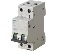Siemens Disjoncteur de protection de circuit 400V 6kA, 2 pôles, C, 4A 5SL62047