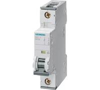 Siemens Disjoncteur de protection de circuit Tout courant DC 220V AC 230/400V 10kA, unipolaire, B, 16A 5SY51166