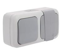 SIEMENS - Étanche VV + Prise 2P+T Gris IP54 Connexion Automatique